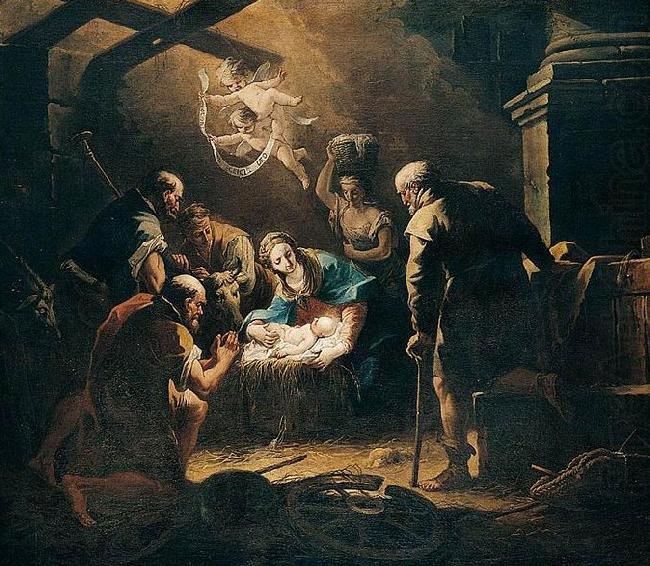 Gaspare Diziani The Adoration of the Shepherds china oil painting image